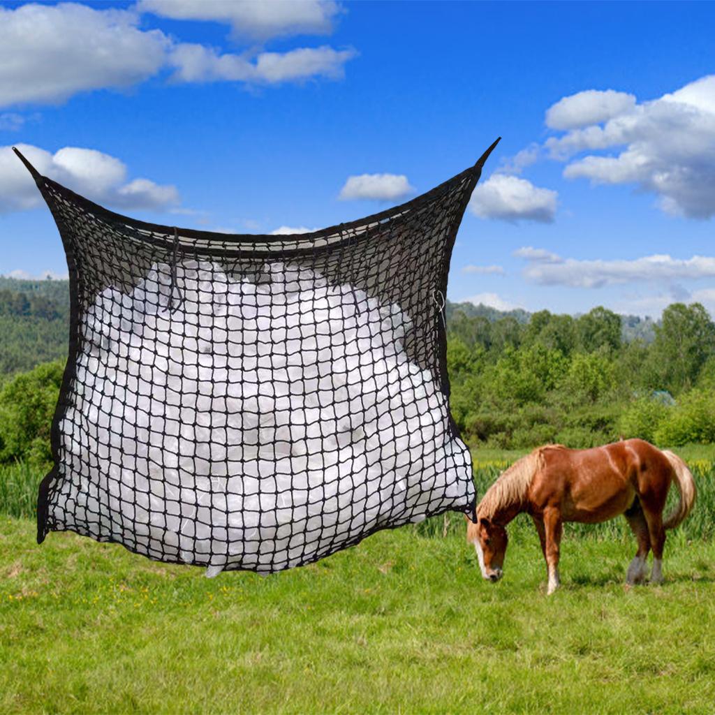 Polyester Horse Hay Net Heavy Duty Woven Mesh Hay Net for Feeding Supplies