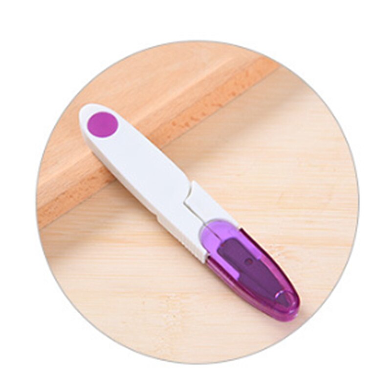 Portable Cross Stitch Tailor Scissor DIY Tool Sewing Supplies fish line cutter Thrum Yarn Thread Clipper Nipper Trimmer: Purple