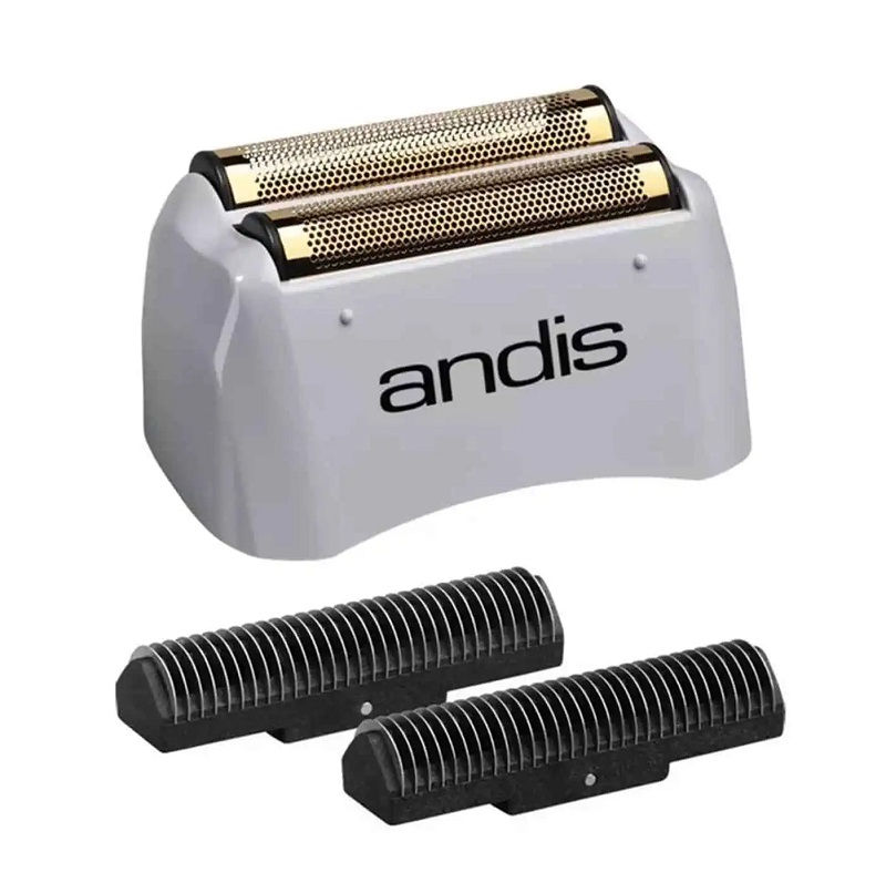 Lámina y cortadores de repuesto para afeitadora Andis Original, para cuchillo de red de repuesto para Afeitadora eléctrica Profoil Lithium Plus 17205/17225: Negro