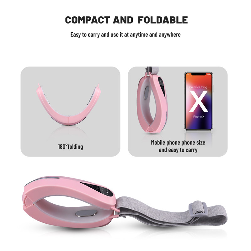 CkeyiN Electric V-Face Shaping Massager Face Machine EMS LED Light Vibration Facial Lifting Slimming Double Chin Reducer Beauty