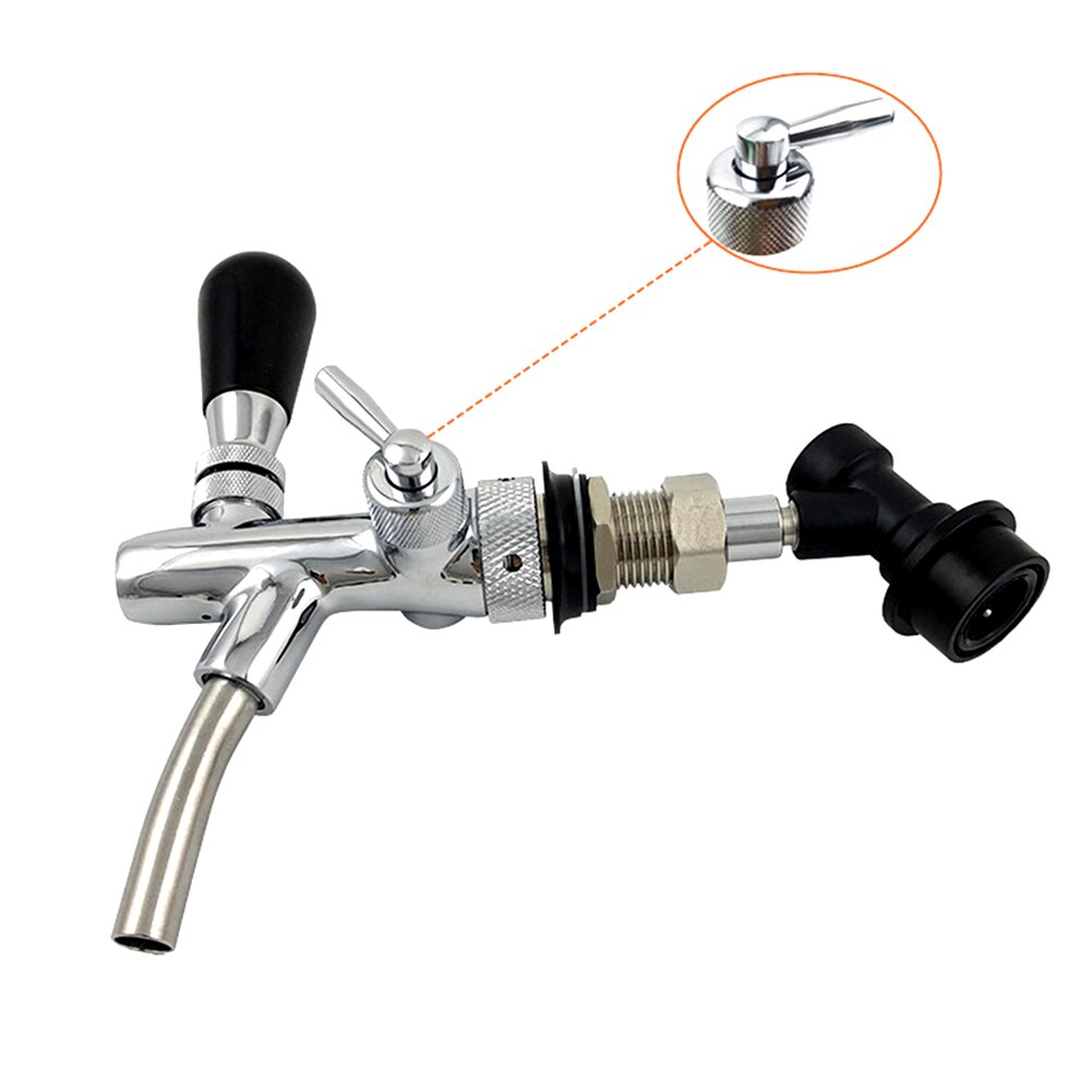 Stainless Steel Bottling Spigot Home Brew Beer Keg Bucket Fermenter Tap Faucet: Silver