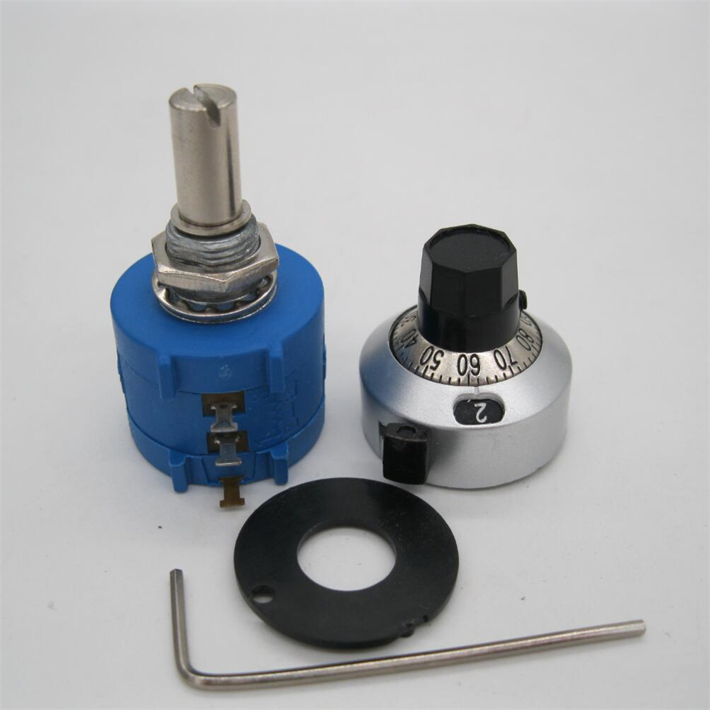 3590S-2-502L 3590 S 5 K ohm Precision Multiturn Potentiometer 10 Ring Verstelbare Weerstand + Draait Tellen Dial Draaiknop