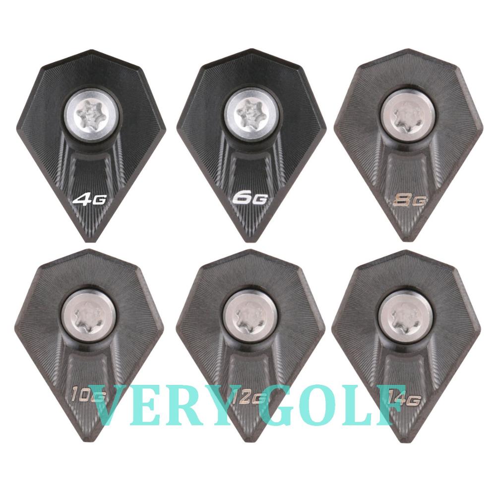1pc Black F9 Driver Golf Weight Golf Club Replacement Weight Screw 4g 6g 8g 10g 12g 14g for Choose