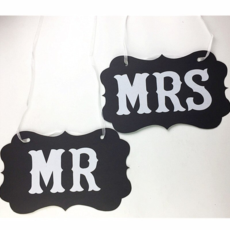 Wedding Photo Booth Props Bride To Be Funny Photobooth Props Wedding Photo Decor Just Married Photo Frame Baby shower Decor: 2PCS Black