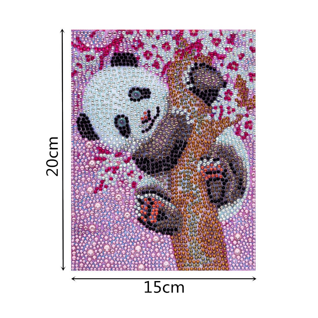 Caroon Volledige Speciale Vormige Boor 5D Diy Diamant Schilderij "Klimmen Boom Panda" Borduren Kruissteek Kinderkamer Decor dier