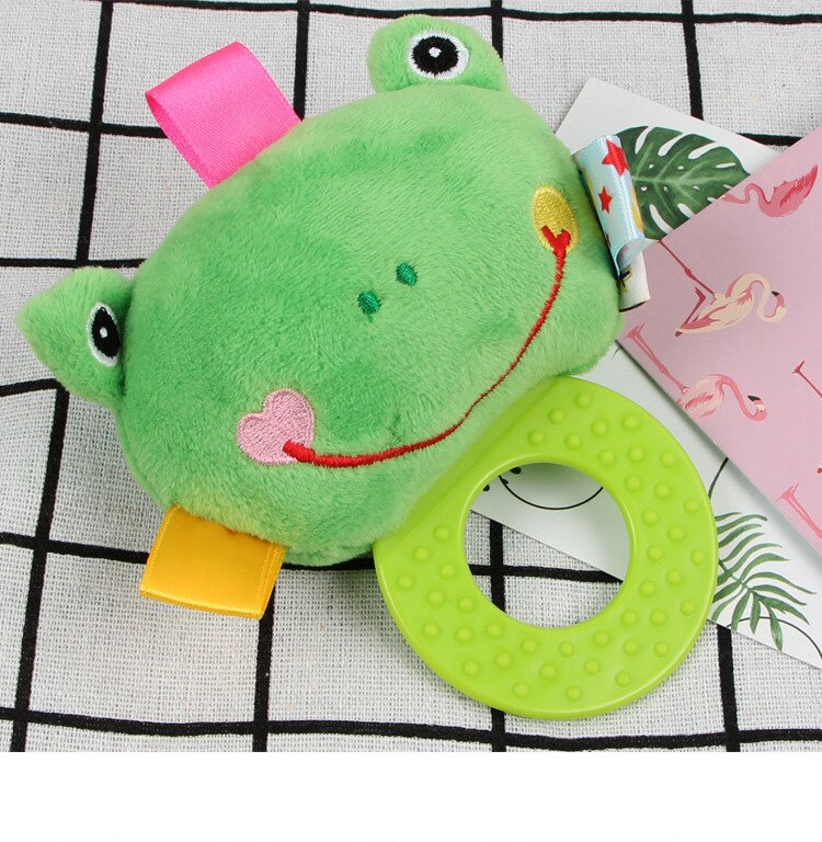 Baby Spielzeug 0-12 Monate Brinquedos Nette Ebene Kleinkind Rasseln & Handys Kleinkind Plüsch Lernen Produkte freundlicher: Frosch