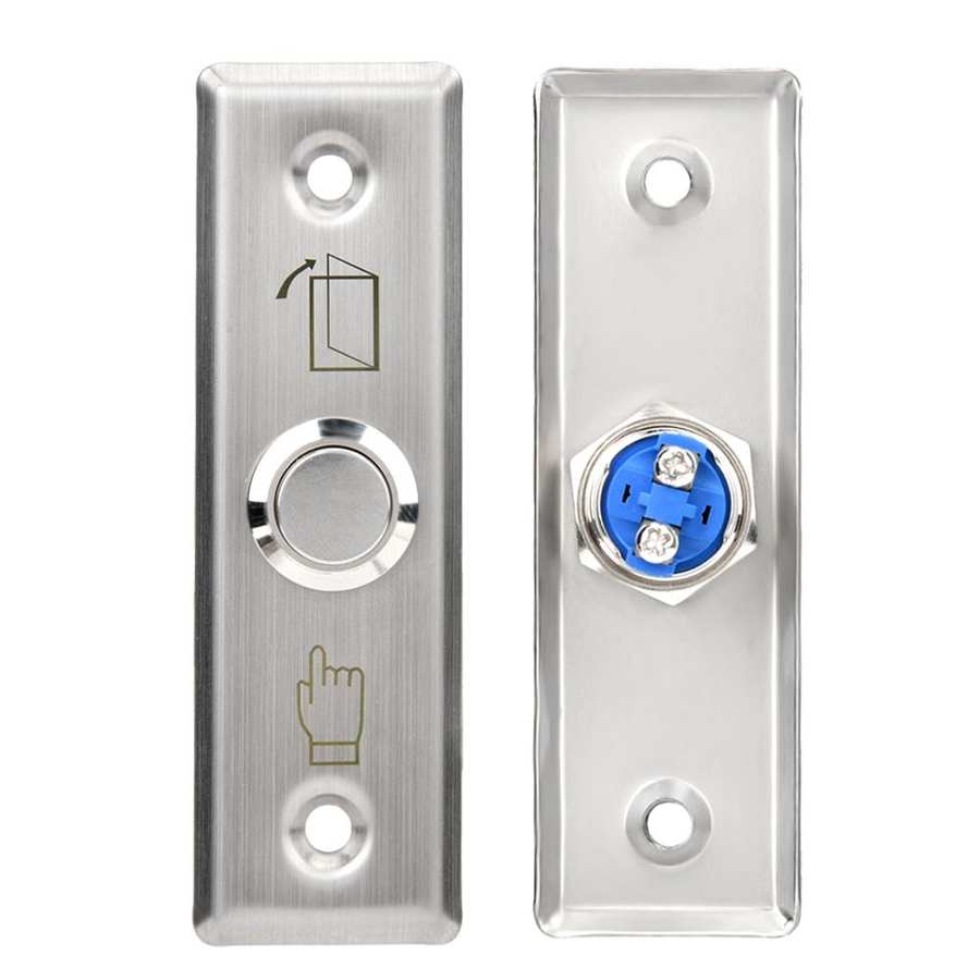 12V Door Access Control Switch Stainless Steel Exit Push Release Button Stainless Steel Door Switch