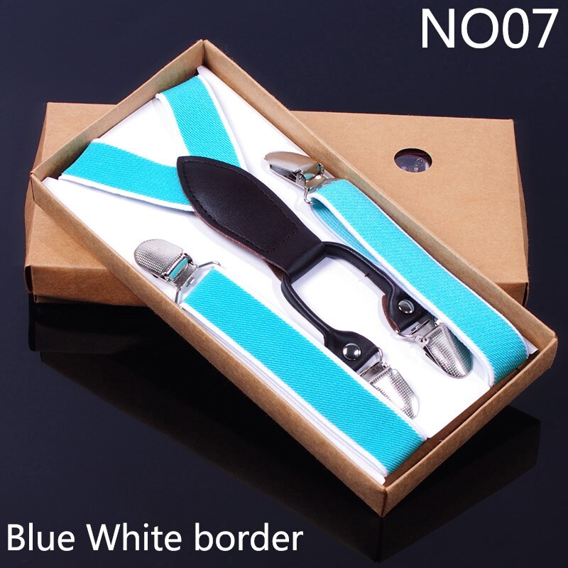 Deepeel 1pc 2*80cm Kids Elastic Suspenders Polyester Adjustable Clip-On Braces Suspender Child Jockstrap Costume Decoration: NO07