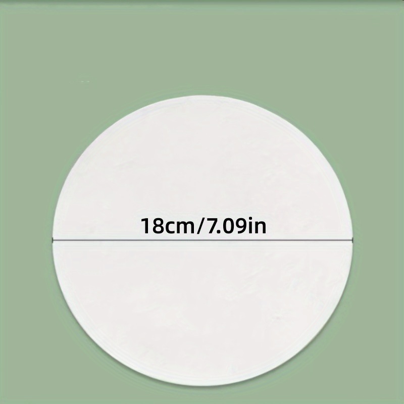 50 Stück ölabsorbierendes Papier für sterben Küche, runde Suppe, gebratener Film, Lebensmittel-Löschpapier, Öl-Schaum-Filterpapier zum Kochen von frittierten Speisen: Himmel Blau