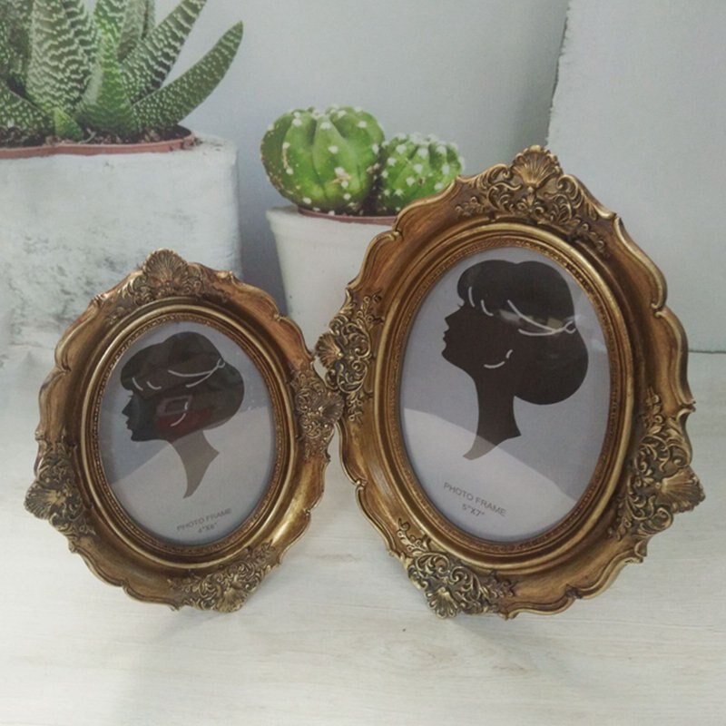 Vintage Picture Frame Elliptical European Style Ho... – Grandado