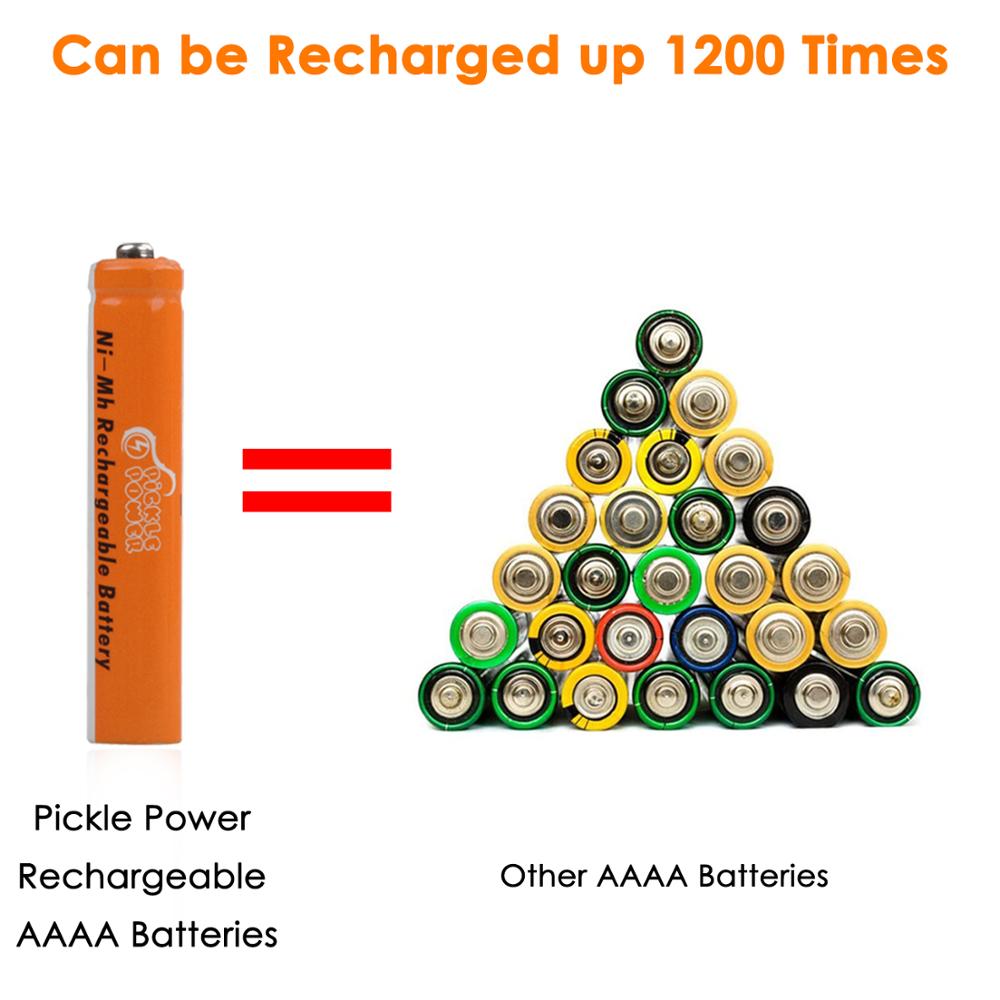 AAAA Akku, 2800mAh Geringe Selbstentladung Ni-Mh Batterien für Oberfläche Stift (4 teile/los)