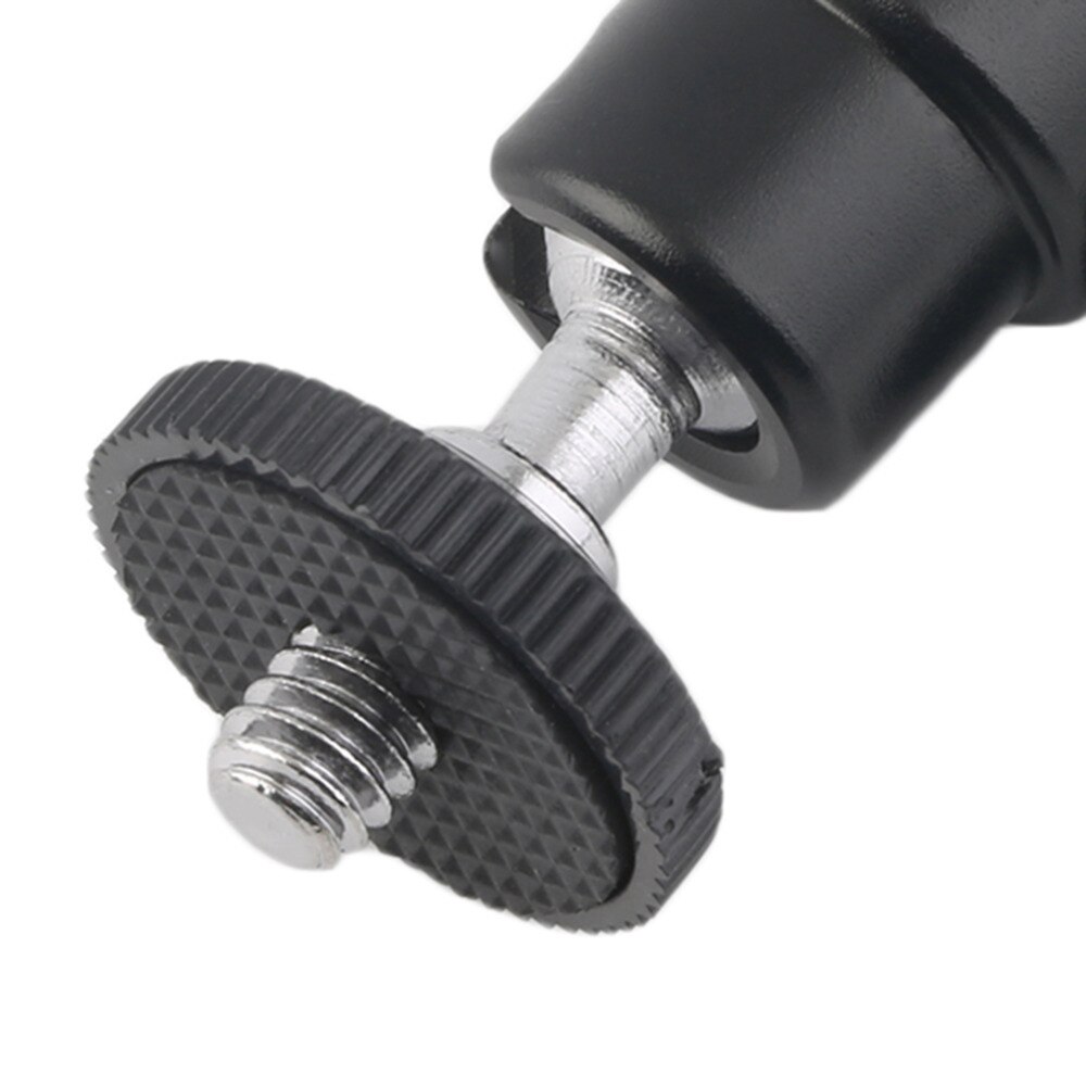 Mini cabeza de bola Zapata 1/4 "Soporte de Flash tornillo de montaje para trípode de cámara