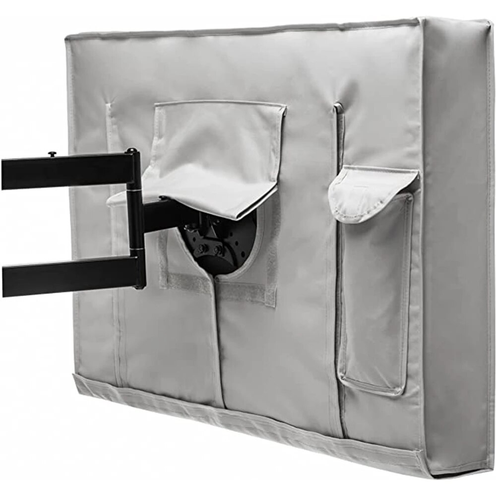 Outdoor Garden Patio TV Cover Weatherproof Dust-proof TV Cover Beige 32&quot; 36&quot; 40&quot; 46&quot; 50&quot; 55&quot; 60&quot; 65&quot; Protect TV Screen