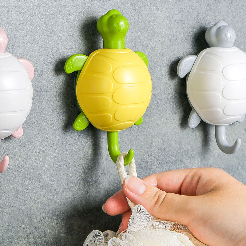1Pc Schildpad Adhesive Haken Muur Multifunctionele Haak Sterke Zelfklevende Deur Muur Hangers Keuken Magic Hoom Accessoires
