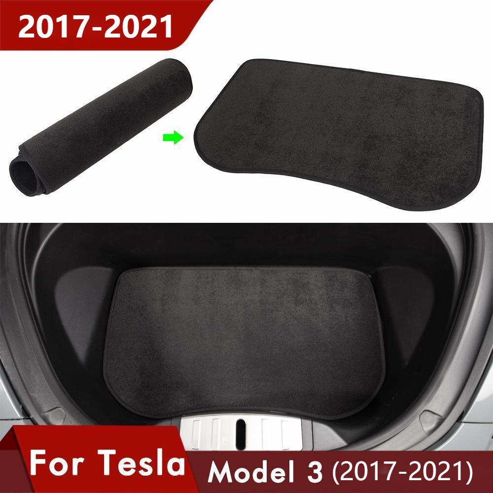 Model 3 Car Front Trunk Mats For Tesla Model 3 Accessories Front Storage Mat Cargo Tray Protective Pads Mat