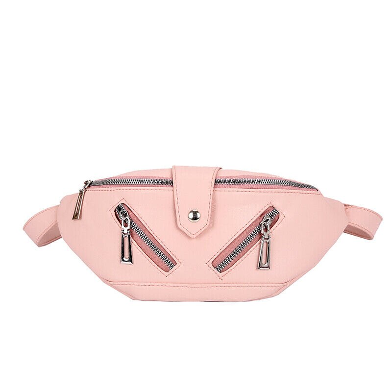 Women Men Waist Bag Fanny Pack Shoulder Chest Bum Purse Travel Zipper Tote Multifunction Sport Waist Pack