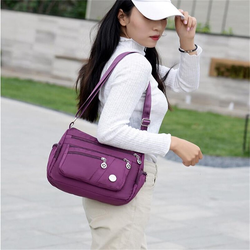 vrouwen tas nylon waterdichte messenger bags voor lady crossbody schoudertas casual handtassen