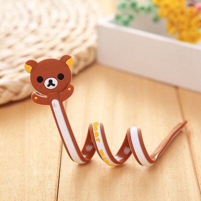 Cute USB Cable Winder Organizer Holder Cartoon Earphone Wire Management For IPhone11 12 Cable Tablet MP3 MP4 PC Electric Cord: 2