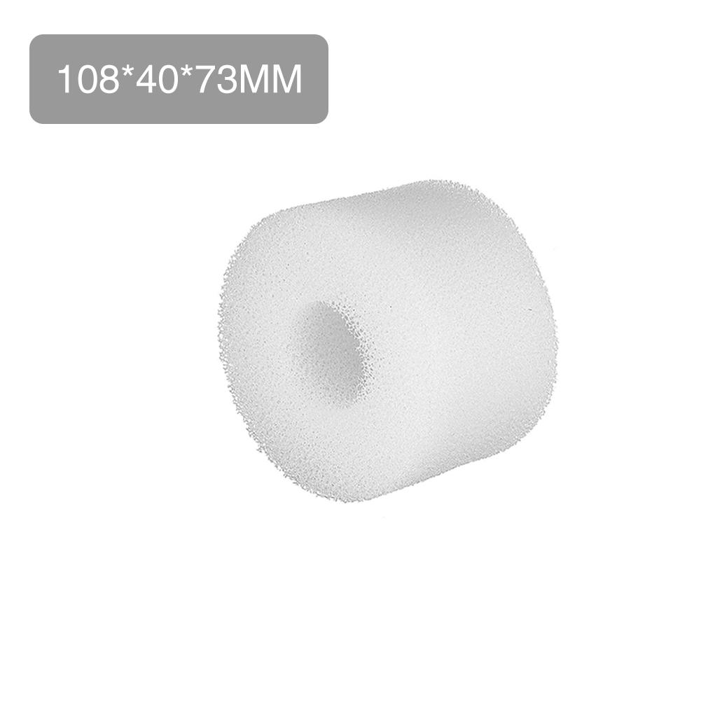 3 størrelser sort hvid swimmingpool filter skum svamp intex  s1 type genanvendelig vaskbar patron skumdragt intex boble jetted: E