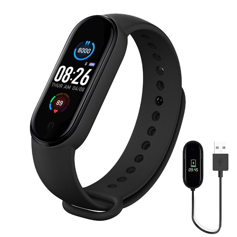 M5 Smart Band Mannen Vrouwen M5 Smart Horloge Hartslag Bloeddruk Sleep Monitor Stappenteller Bluetooth Verbinding Voor Ios Android