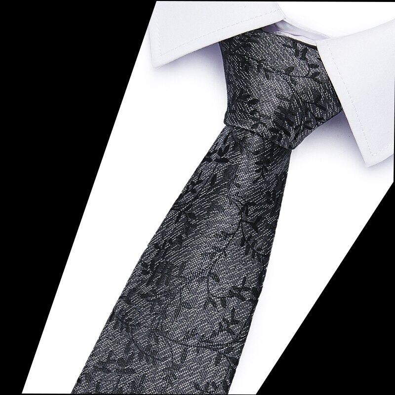 6cm Krawatten Für Männer 100% Seide Hochzeit Zubehör Schlanke Modische Krawatten Mann Party Geschäft Formale viel