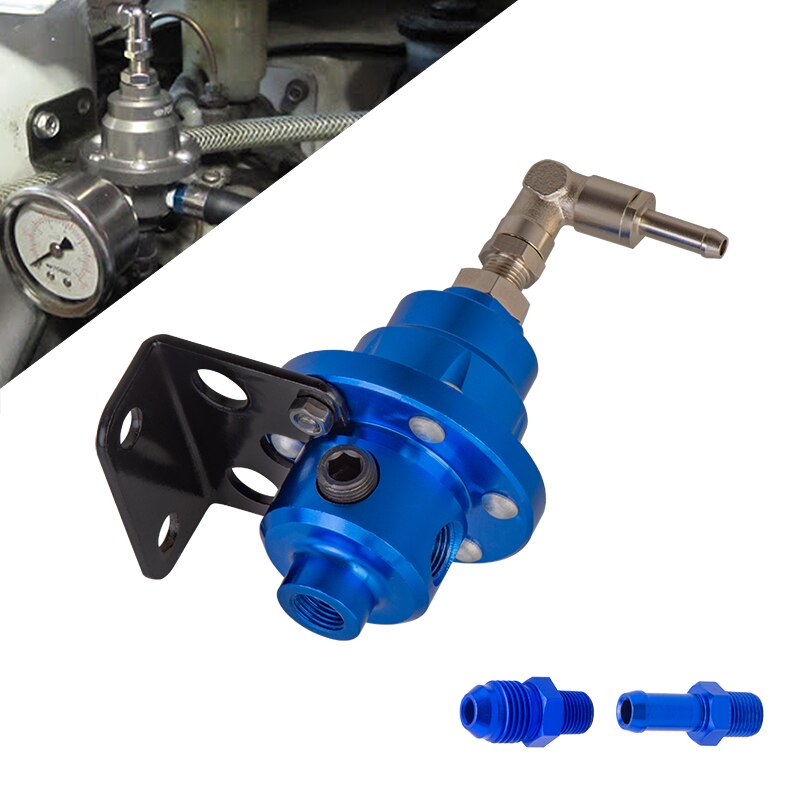 Regulador de presión de Combustible universal Jdm de aluminio, ajustable, de alta presión, FPR, tipo S,