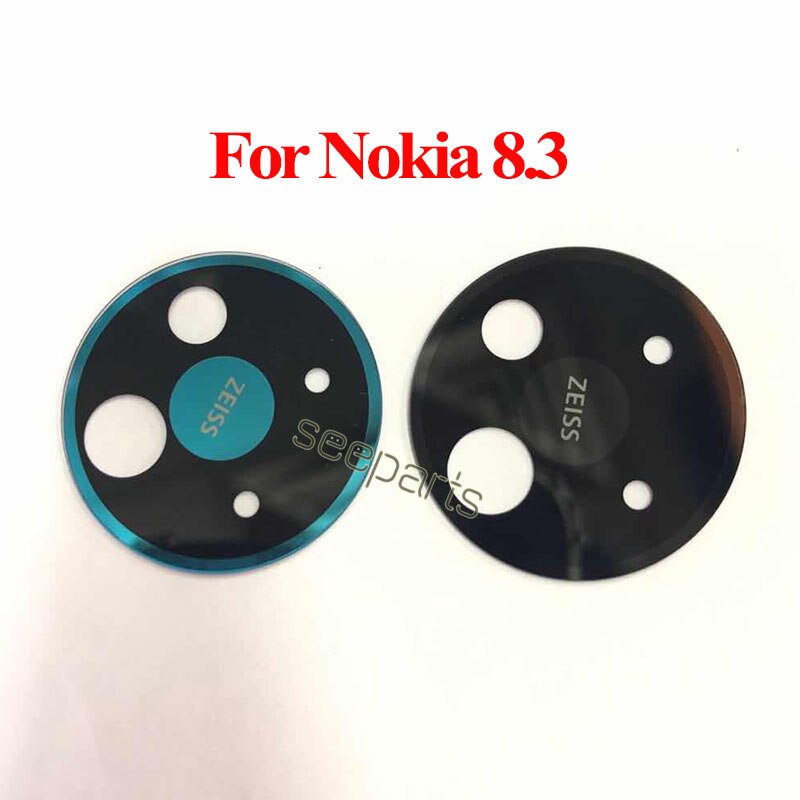 1pc for Nokia 5.3 Rear Back Camera Lens Cover Glass with Adhesive Replacement Parts For Nokia 8.3 Lens Glass