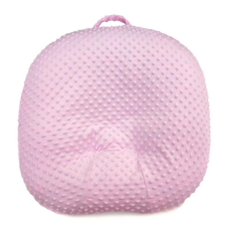 Pasgeboren Lounger Cover Ultra Zachte Comfortabele Verwijderbare Baby Kussen Hoes Baby Lounger Kussensloop: Pink