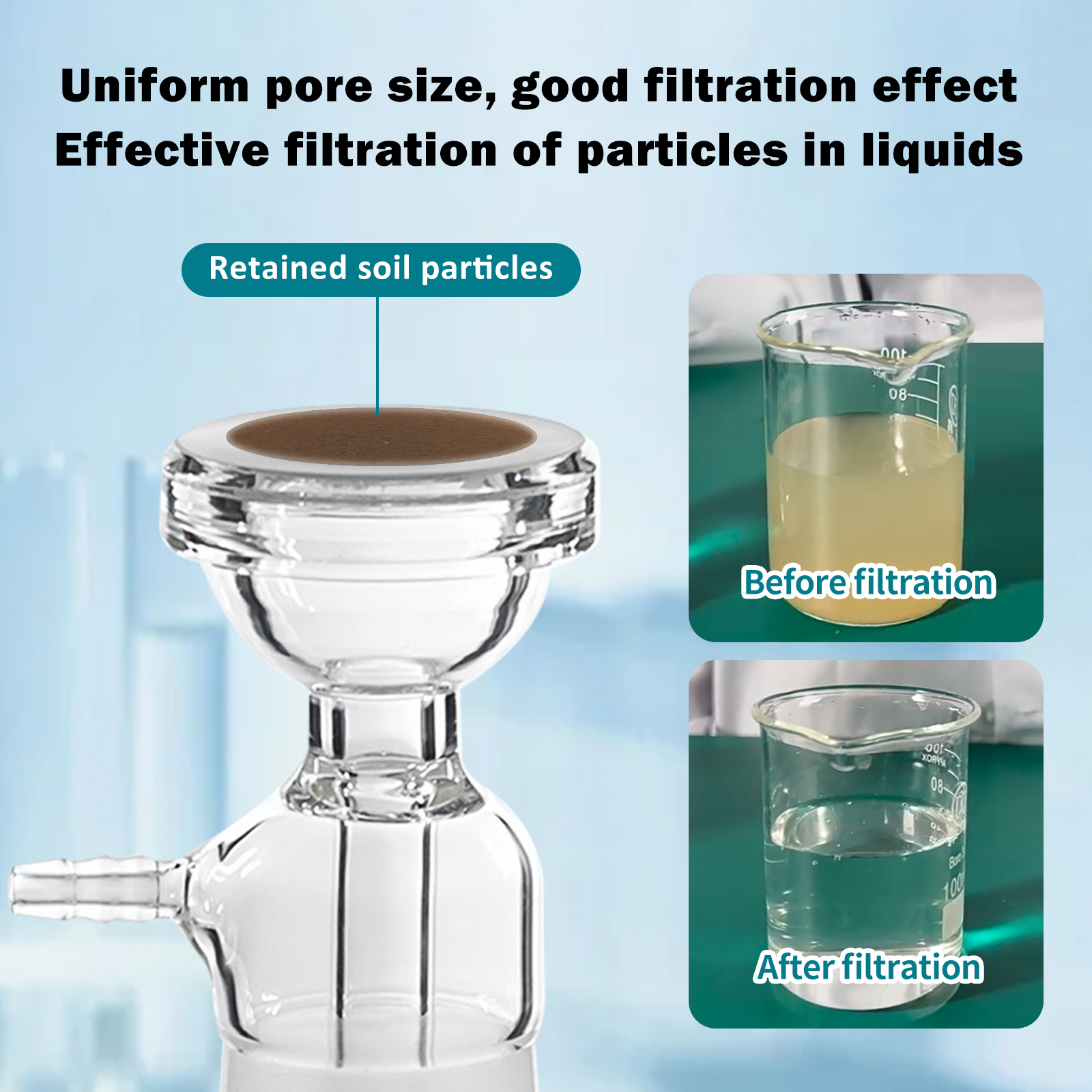 100 st/parti ptfe hydrofila/hydrofobiska membranfilter med skivfilter med 13/25/50mm diameter och 0.22um/0.45um porstorlekar