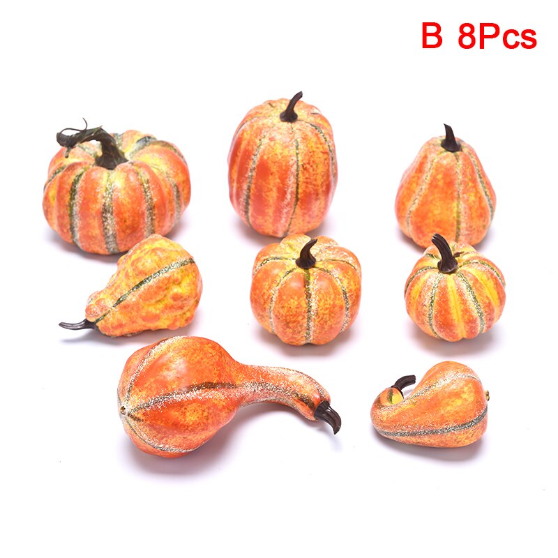 Halloween kunstige græskar ahorn fyr kegle taksigelse dag hjem fest dekoration diy håndværk hjem fødselsdagsfest bryllup dekoration