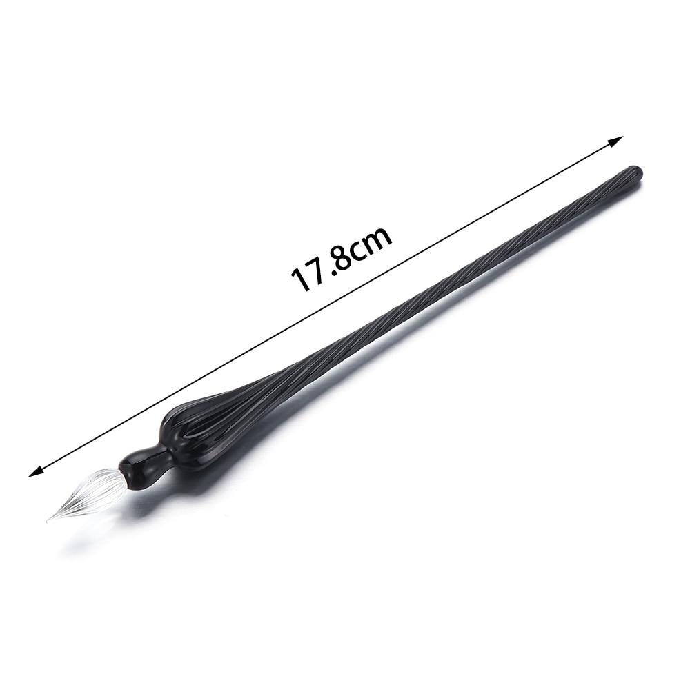 Vintage Glass Dip Dipping Pen Writing Tool Glass Drip Fountain Pen Signature Filling Ink Fountain Pens
