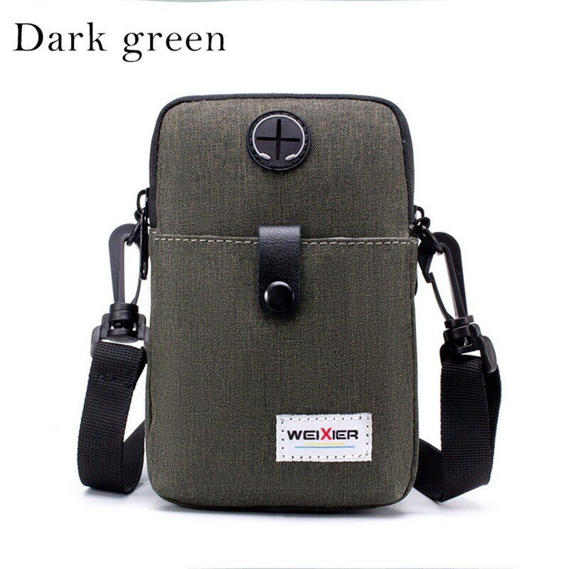 Men Bag Messenger Backpack Shoulder Bags Men's Simple Casual Waterproof Oxford Cloth Pocket Travel Business Handbag: E-green