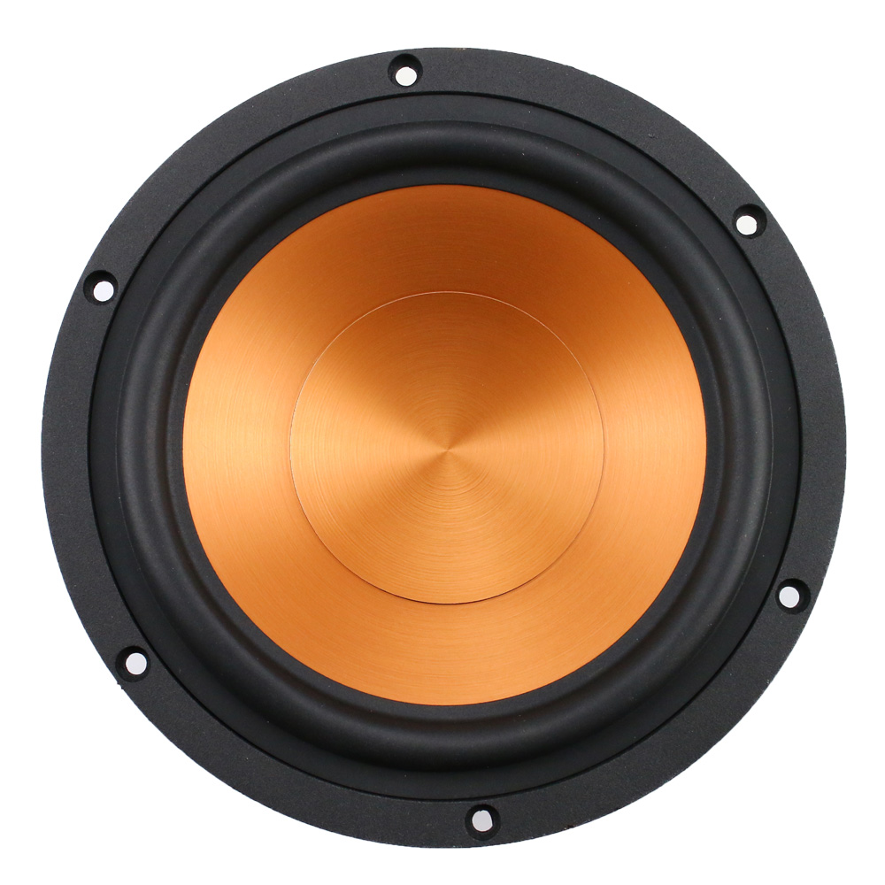 GHXAMP Hifi 6.5 inch Mid-Bass Speaker 8ohm 40W Home Theater Midrange Woofer Loudspeaker Alumina Ceramic 1PC