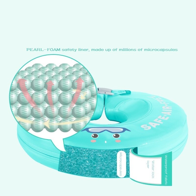 Baby Zwembad Bad Effen Veiligheid Niet Nodig Opblaasbare Baby Zwemmen Drijvende Kinderen Float Neck Ring Zwemmen Accessoires