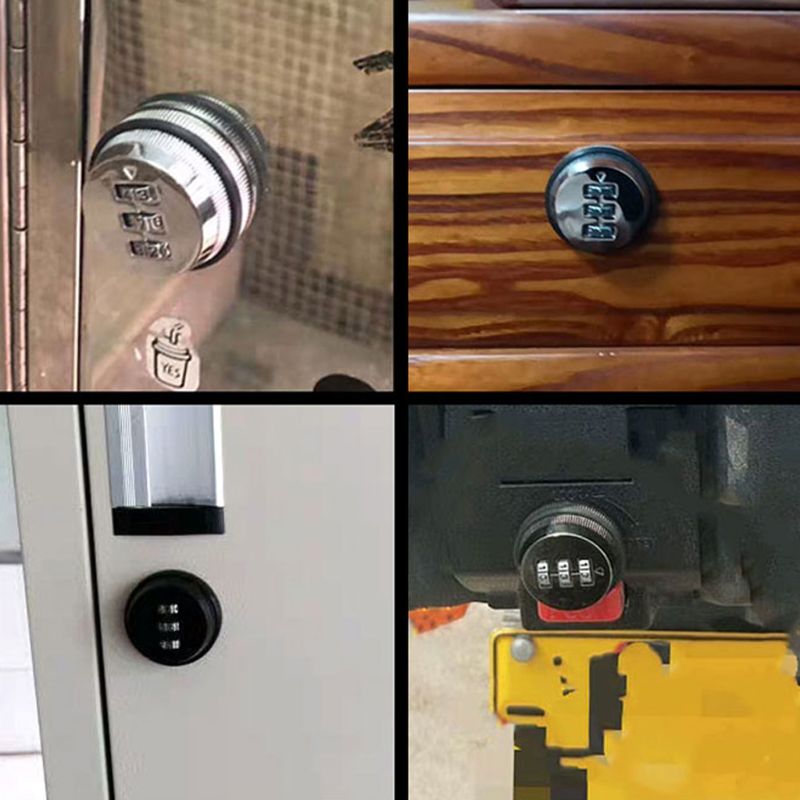 Candado de combinación de 3 dígitos para buzón, cerradura de leva con lengüeta giratoria de 7/8 &quot;para cajón de armario, M89B