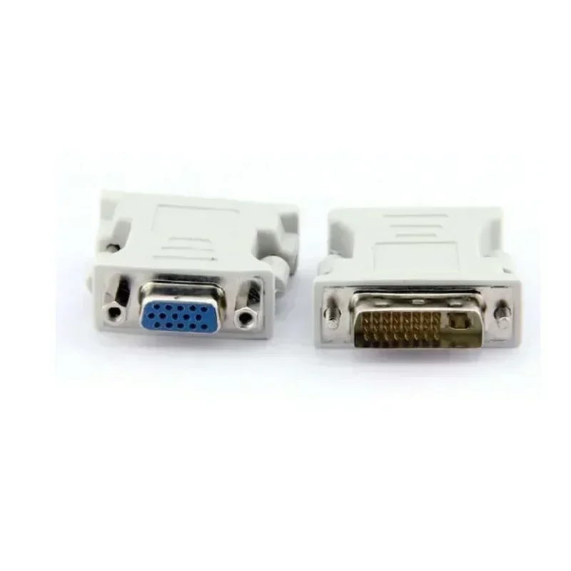 Dvi d hane till vga hona uttag adapter konverter vga till dvi /24+1/5- stifts hane till vga hona adapter konverter hårdvara kablar
