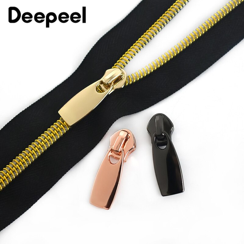 10pcs 5# Zipper Silder for Nylon Zip for Jacket Pocket Zippers Head Puller DIY Zips Repair Replacement Sewing Accessories ZT026