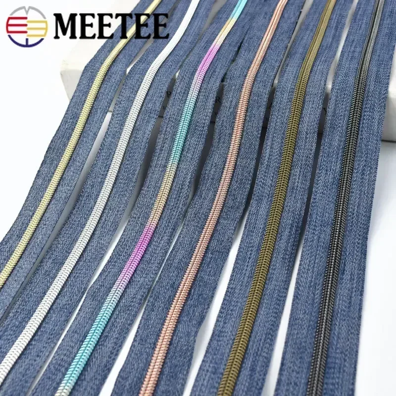 5 # Plastik reiß verschlüsse Klebeband von der Meter Kleidungs stück Spule Reiß verschlüsse Nylon Reiß verschluss zum Nähen Kleidung Reiß verschluss Reapirt Kit DIY Rucksack Zubehör