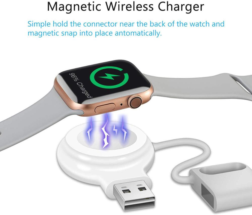 Mini Watch USB Charger Portable Fast Charging Base for Smart iWatch Apple Watch Series 1 2 3 4 Dock Adapter Wireless Charger