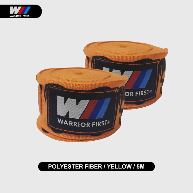3m/5m Boxen Boxbandagen Schädel Bandage Stanzen Hand wickelt MuayThai MMA Boxen Schulungen Handschuhe Handgelenk Schützen Faust schlagen Handschuhe: 5M groß Schädel-Orange