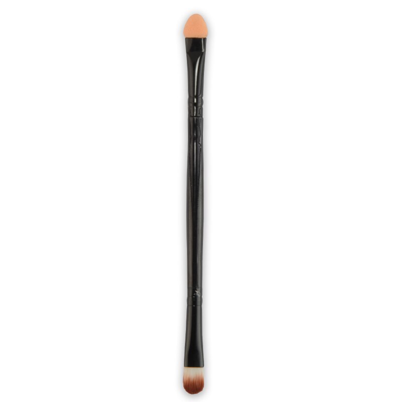 Brosse de maquillage en éponge à double tête, 1 pièce, pour fard à paupières, offre spéciale