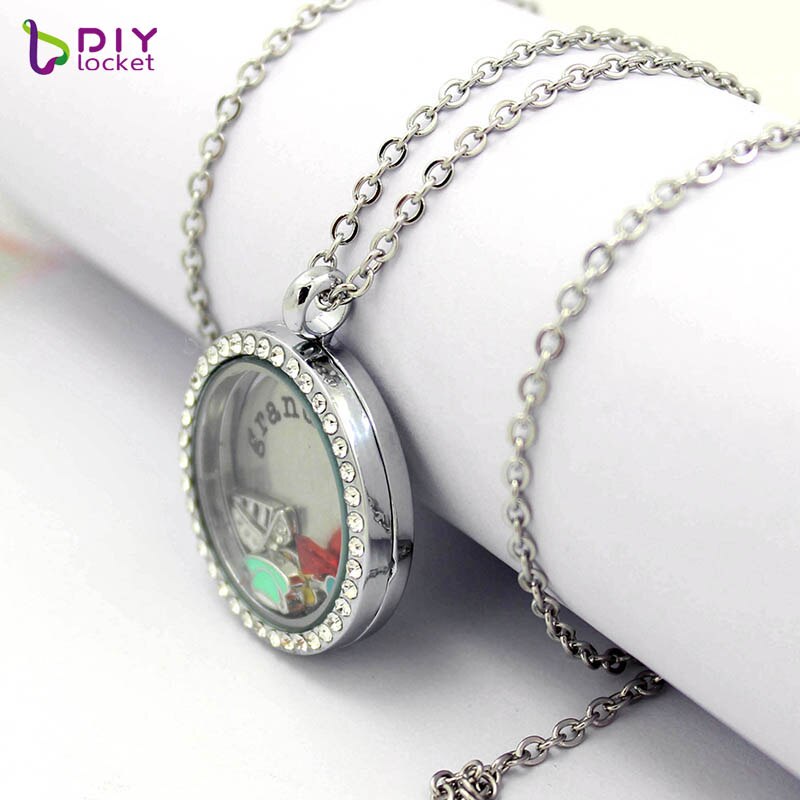 10 stks/partij 30mm Diylocket Ronde Legering Magnetische Glas Medaillons Sieraden Voor Drijvende Charmes Ketens Gratis Meegeleverd LSFL53-54