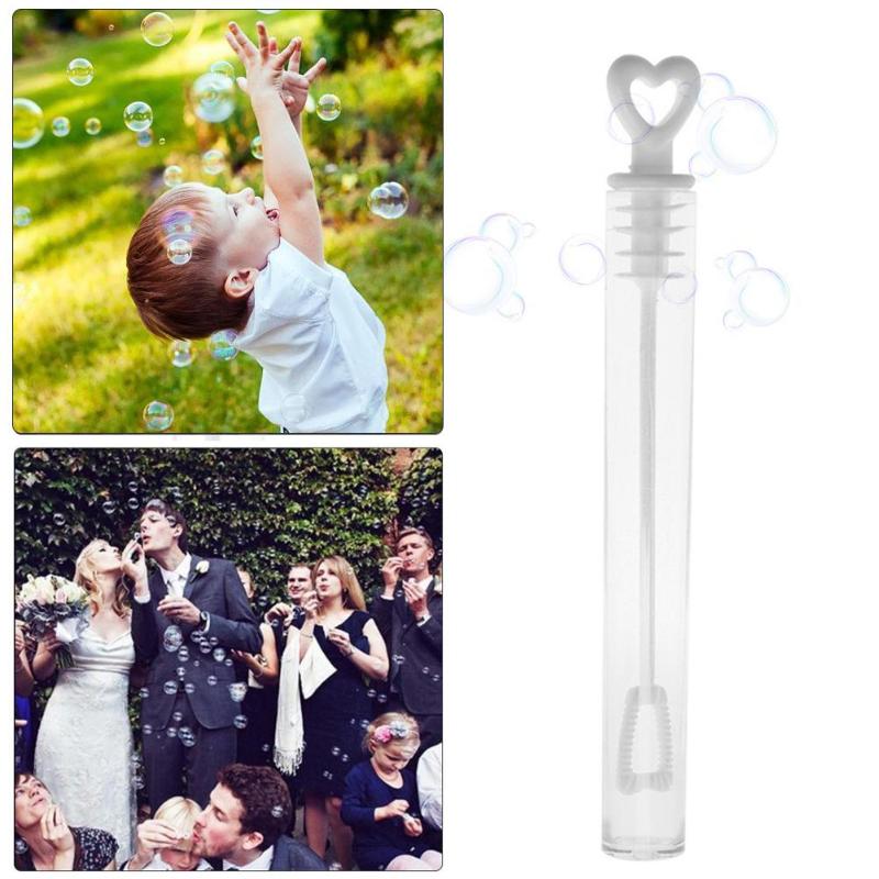 100Pcs 60Pcs Liefde Hart Wand Buis Bubble Zeep Fles Playing Plezier Kid Speelgoed Bruiloft Decor Compact En Draagbare dragen Handig