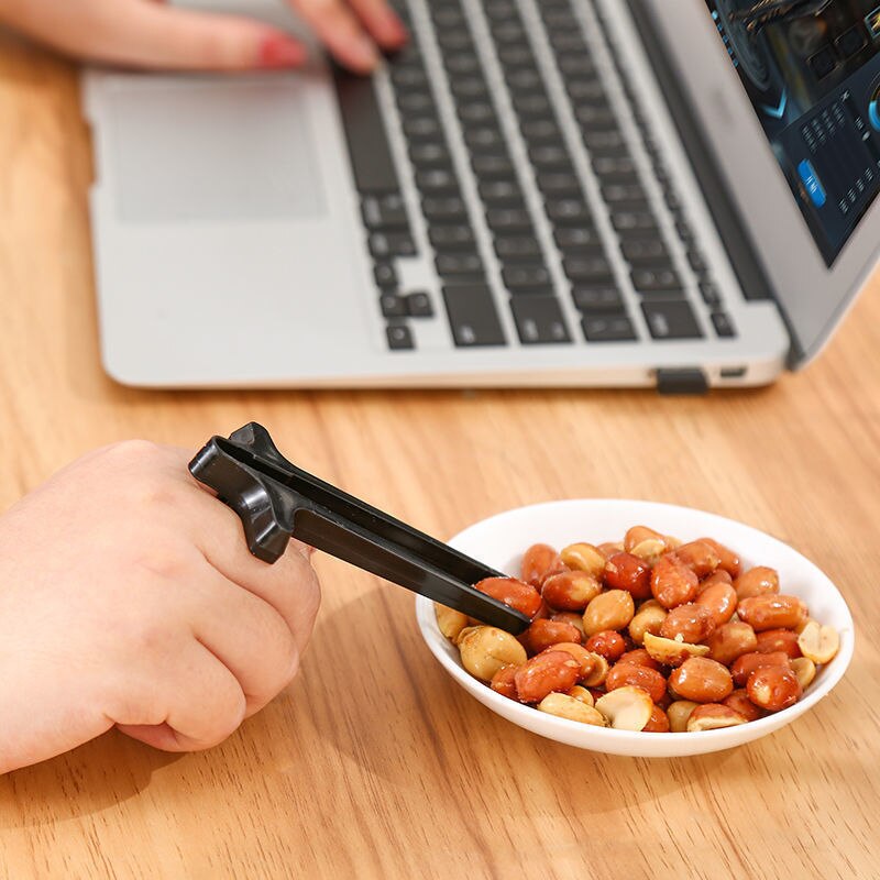 Palillos de dedo de 4 piezas para jugadores, pinzas para aperitivos, pinzas para dedos, creatividad, vajilla, herramienta de Clip, para jugadores