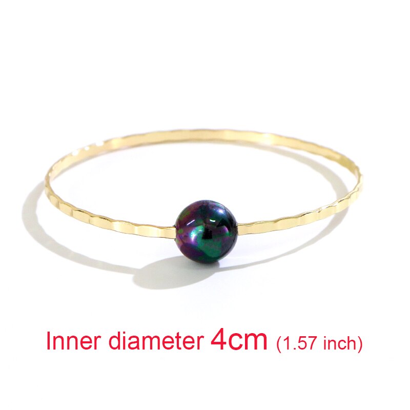 Dites bonjour 1PC polynésien hawaïen Samoa Marshall Simple perles hommes femme Bracelet Bracelet diamètre 4-10CM K6502: 4CM