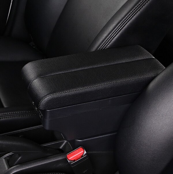 Voor Hyundai I30 Armsteun Doos Centrale Winkel Inhoud Opslag Armsteun Doos Met Usb: A-Black black line