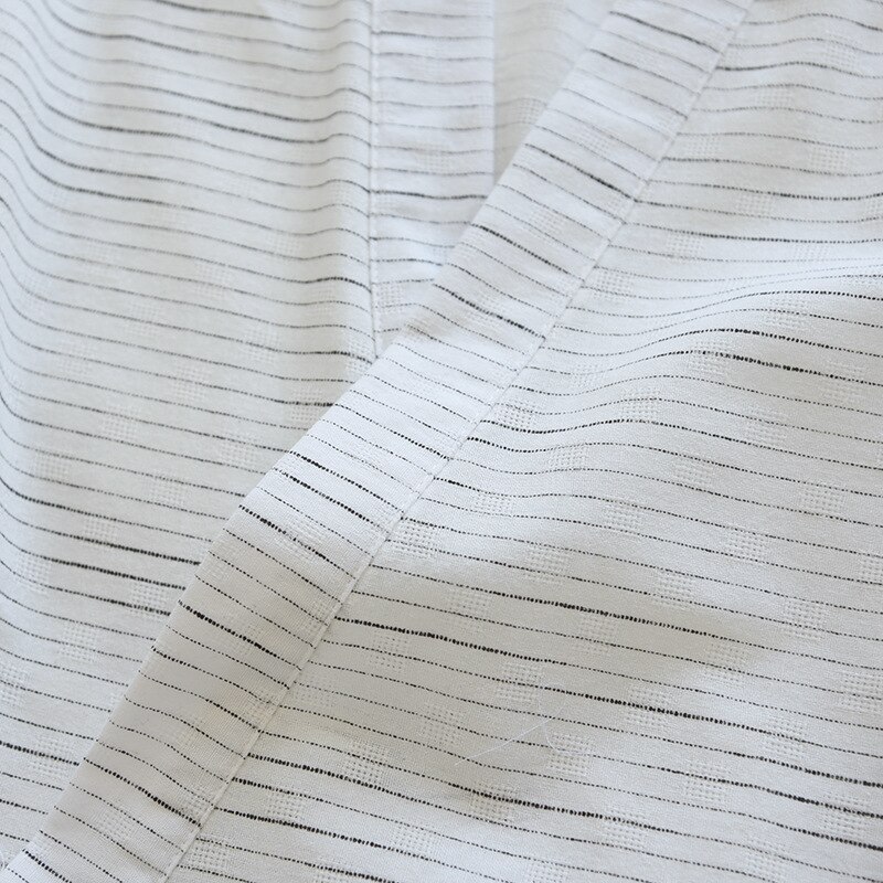 Spring/Summer Men's Kimono Suit Jacquard Cotton Japanese Striped Trousers Breathable Simple Two-piece Suit Pijamas De Verano