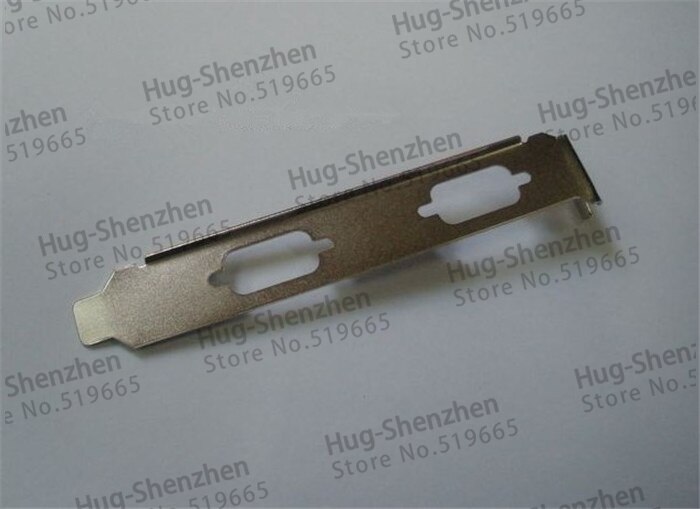 DUAL DB9 Com Serial Port Full Profile Bracket for PCI/PCI-E 50pcs/lot