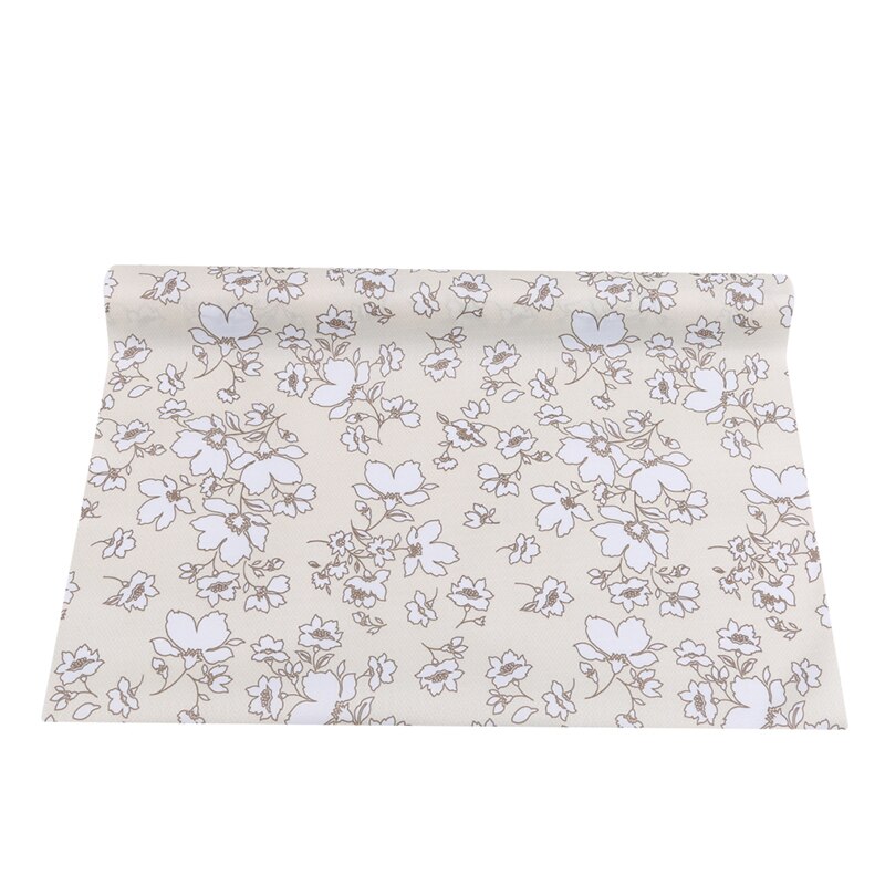 Kitchen Waterproof Mat Non Slip Cupboard Placemat Table Drawer Cabinet Shelf Liner Antibacterial Moisture Mildew Pad Sticker: white rattan