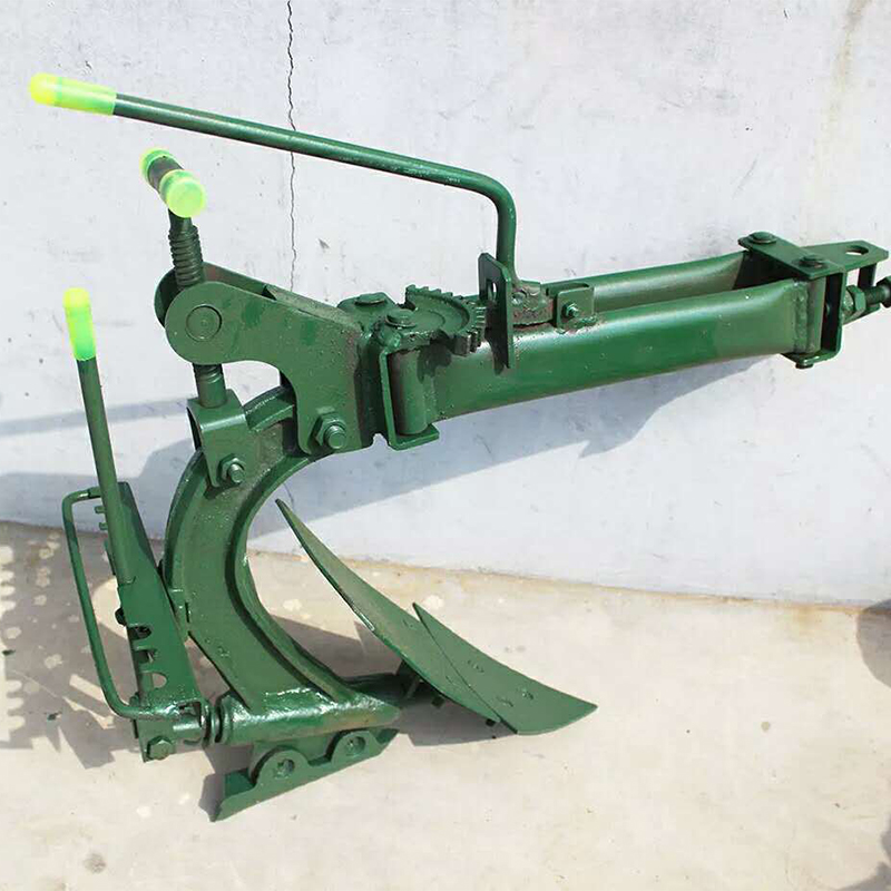 Small Double-sided Bilateral Cast Iron Plowing Micro-tiller Supporting Plowing Tool Manganese Steel Ditching Flipping Plow Tool